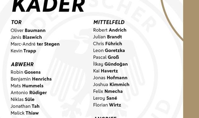 kaiyun-德国队再添两名大龄新人，诺伊尔为何没有回归？